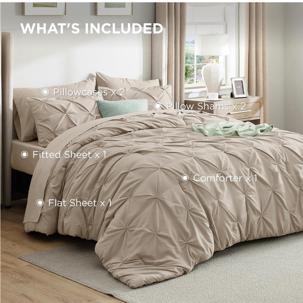 Full size Cream Bedding comforter